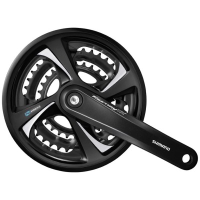 Angrenaj pedalier Shimano Tourney FC-TX801, 42X32X22T, brat 170mm, pentru 7/8 vi... Cod:AFCTX801C222CL foto