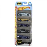 Set 5 Masini Hot Wheels Batman, HOT WHEELS - Vehicule