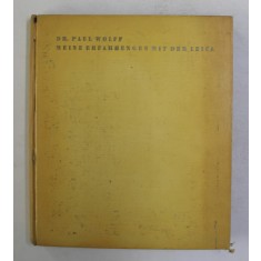 MEINE ERFAHRUNGEN MIT DER LEICA von PAUL WOLFF , 1934 , ALBUM DE FOTOGRAFIE
