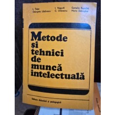 Metode si tehnici de munca intelectuala - Leon Topa