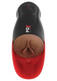 Masturbator Vagin Fuck-O-Matic 2, 10 Moduri Vibratie, 5 Moduri Suctiune, Maro, 26.8 cm, Pipedream