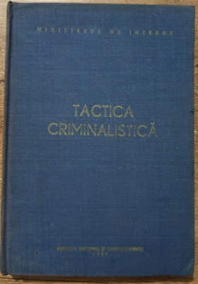 Tactica criminalistica// 1989 foto