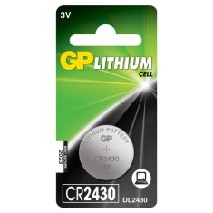 Baterie GP Batteries, butoni (CR2430) 3V lithium, blister 1 buc. &quot;GPCR2430-2CPU1&quot; &quot;GPPBL2430052&quot; - 945242 (timbru verde 0.01 lei)