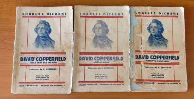 David Copperfield (3 volume) &amp;ndash; Charles Dickens (Ed. Cultura Rom&amp;acirc;nească) foto