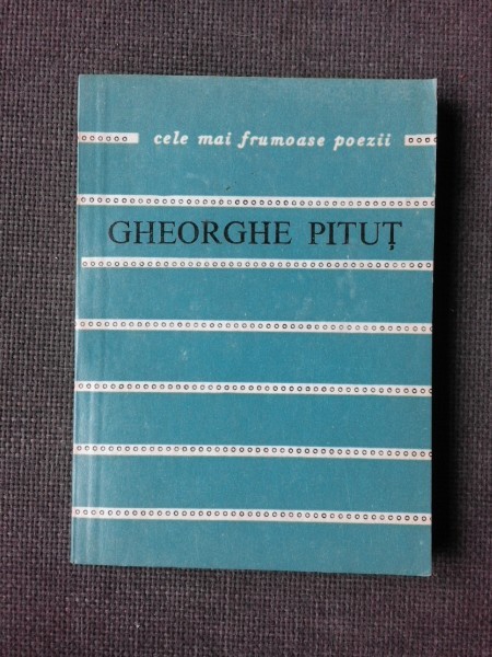 NOAPTEA LUMINATA, POEZII - GHEORGHE PITUT (CU DEDICATIA AUTORULUI PENTRU PETRU VINTILA)