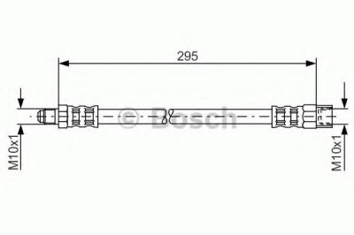 Conducta / cablu frana VOLVO XC90 I (2002 - 2016) BOSCH 1 987 481 015 foto