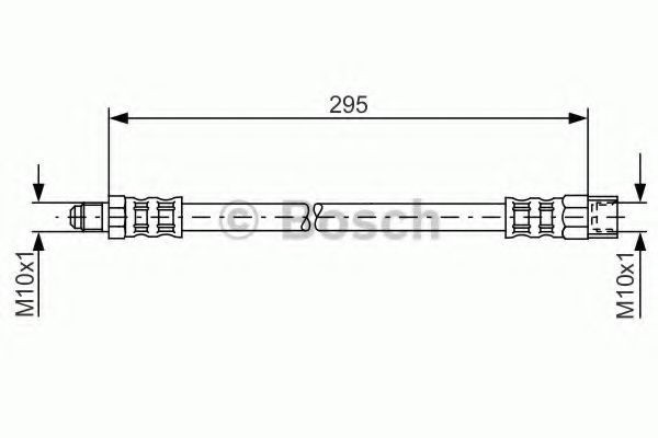 Conducta / cablu frana VOLVO XC90 I (2002 - 2016) BOSCH 1 987 481 015