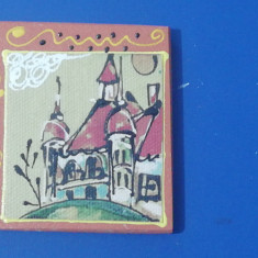 M3 C3 - Magnet frigider - tematica turism - Sighisoara - Romania 3