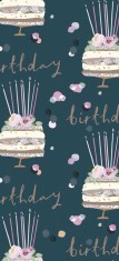 Set 4 hartii de impachetat - Stephanie Dyment - Birthday Cake | Glick