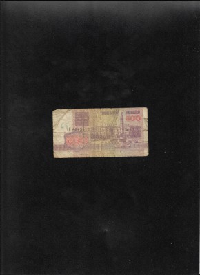 Rar! Belarus 500 ruble 1992! seria6313512 uzata foto