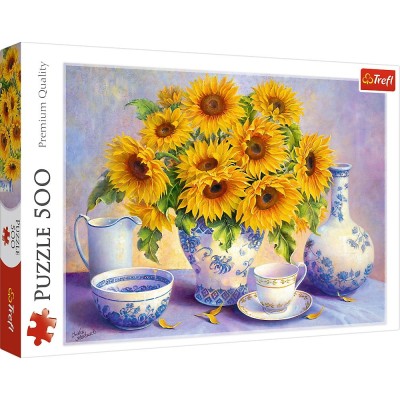 PUZZLE TREFL 500 FLOAREA SOARELUI foto