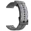 Curea silicon, compatibila Samsung Galaxy Watch 4 Classic, 46mm, telescoape QR, Gleaming Ash