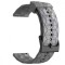 Curea silicon, compatibila Samsung Galaxy Watch 4 Classic, 46mm, telescoape QR, Gleaming Ash