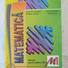 C. Nastasescu C. Nita G. Grigore D. Bulacu - Matematica M1 - Manual pentru clasa a XII-a - 2002