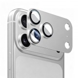 Folie de protectie Camera Spate Blueo Integrated Metal pentru Apple iPhone 18 Pro, Sticla Securizata, Argintie