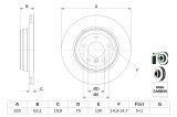 BOSCH 0 986 479 056 Disc frana