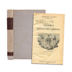 Athanasie Mironescu, Istoria Mănăstirii Cernica, 1930, colligat cu Ieromonahul Damian Stănoiu, Mănăstirea Căldărușani, 1924