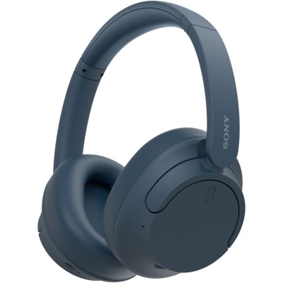Casti Over the Ear Sony WH-CH720NL, Noise Cancelling, Wireless, Bluetooth, Microfon, Multipoint connection, Quick Charge, Autonomie 35 ore, Albastru foto