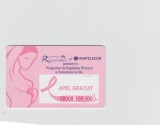 bnk card Cartele telefonice - Romania Romtelecom 2005 - Breast Cancer 4 - Col:RO-ROM-0299A