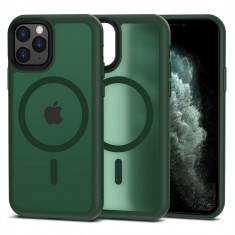 Husa Tech-Protect Magmat MagSafe pentru Apple iPhone 11 Pro Verde Mat