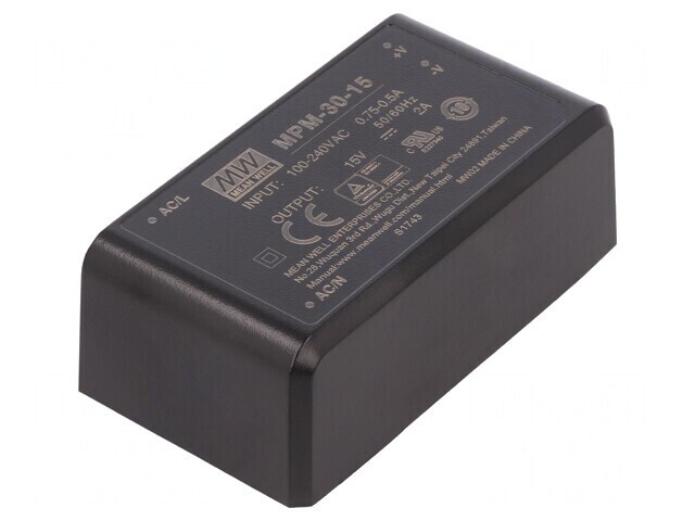 Convertor AC/DC 30W 15V 2A PCB