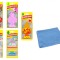 Set 5 braduti odorizant Wunder-Baum Mix Arome si Laveta Microfibra 30x40cm