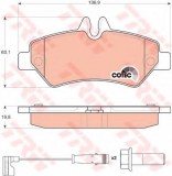 Set placute frana,frana disc MERCEDES SPRINTER 5-t platou / sasiu (906) (2006 - 2016) TRW GDB1697