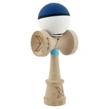 Kendama X Originala, Profesionala, Cyrax, Cupe Mari KING SIZE V3, Rubber Grip, Gaura in Baza, Rulment Metalic, din lemn 18 cm, Ata 62/65 cm, S Bicolor