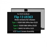 Ansamblu compatibil Display Laptop, Asus, ZenBook Flip S13 UX371E, UX371EA, 90NB0RZ2-R22002, ATNA33TP11, 13 inch, OLED, rezolutie UHD, 4K, 3840x2160,