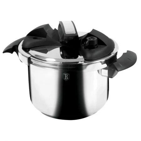 Oala sub presiune inox 8 L, Black Royal, Berlinger Haus