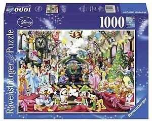 Puzzle Craciunul In Familia Disney, 1000 Piese Puzzle Craciunul In Familia Disney, 1000 Piese