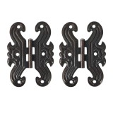 Cumpara ieftin Balama pentru cutie din lemn, Maro Antik, 2 buc / set