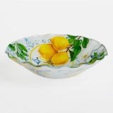 Bol din sticlă cu model lăm&acirc;ie, &Oslash;15x3,5 cm, 290 ml, CMCLASS