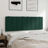 vidaXL Pernă tăblie de pat, Hanko, verde, 120 cm, catifea 374664