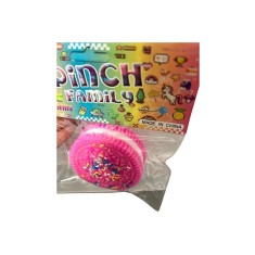 Jucărie de pluș pufoasă, antistres, roz