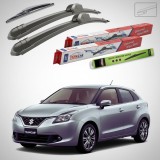 Cumpara ieftin Ștergătoare Suzuki Baleno Hatchback FW/EW 2016+ | Set Față și Spate Flat &ndash; TeamCar&reg;