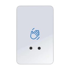 Buton de iesire Touchless ajustabil, plastic argintiu, montaj aparent, IP66 CSB-20C30S-P1