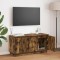 vidaXL Cabinet TV cu LED Stejar afumat 100 x 38 x 49 cm Lemn compozit 869670