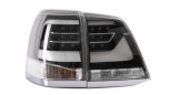 Set lampi spate, stopuri Toyota Land Cruiser, 2007-2015, montare spate, stanga+dreapta, LED; negru, transparent; Tuning; interior, exterior, Vland