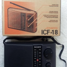 RADIO SONY ICF -18, NOU LA CUTIE !