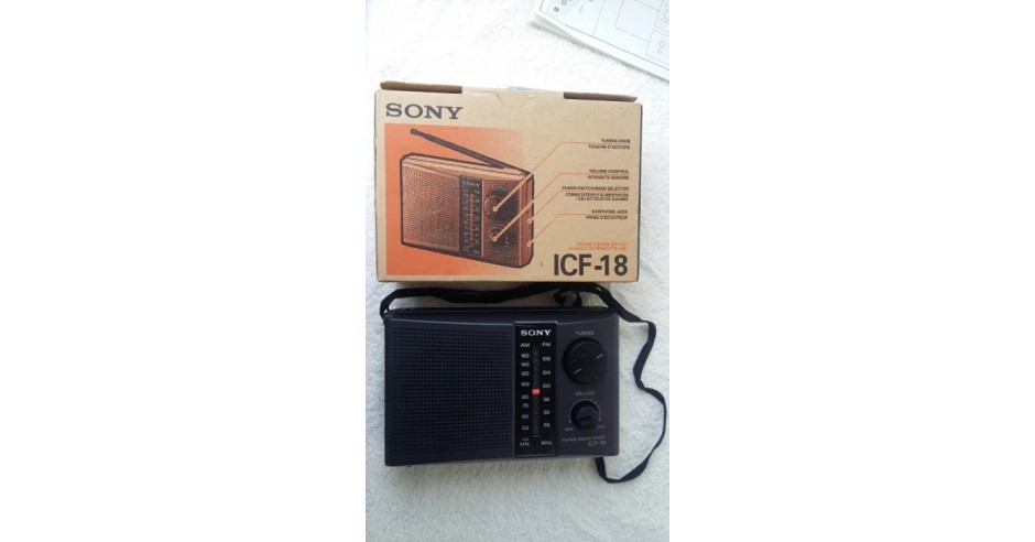 Radio SONY ICF-15L Avec Sa Boite D'origine,fonctionne