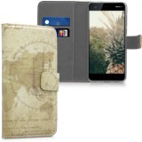 Cumpara ieftin Husa pentru Nokia 2, Piele ecologica, Maro, 44513.02, Kwmobile
