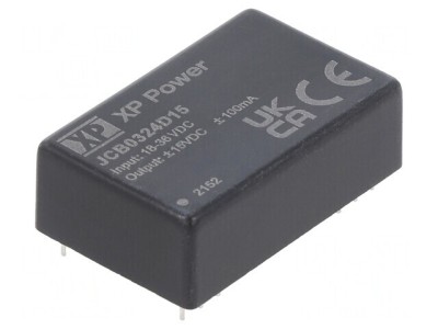 Convertor DC/DC 3W 18-36V la 15V/-15V THT foto