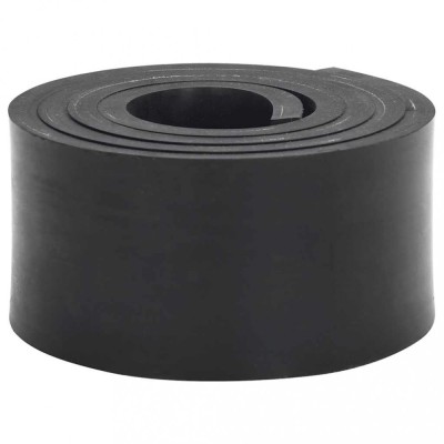 vidaXL Margine de cauciuc pentru plug de zăpadă negru 150x10x1 cm foto