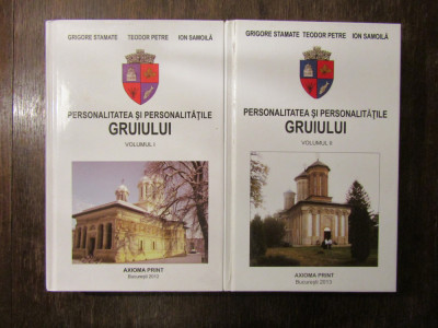 PERSONALITATEA SI PERSONALITATILE GRUIULUI - GRIGORE STAMATE , 2 VOL DEDICATIE foto