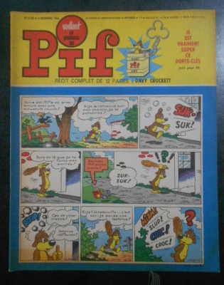 Revista Pif, nr. 1125, anul 1966 foto