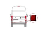 Element reflectorizant catadioptru Peugeot Boxer (250), Ducato (250), Citroen Jumper (250), 09.2006-08.2014-; Opel Movano, 11.2021-, Ram Promaster, 0