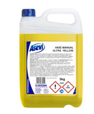 Detergent Vase Manual Ultra Yellow Asevi Profesional 5KG foto