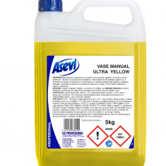 Detergent Vase Manual Ultra Yellow Asevi Profesional 5KG