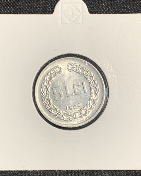 Moneda 5 lei 1950 RPR